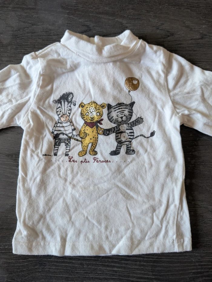 T-shirt manches longues animaux