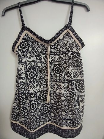Débardeur noir et blanc Pimkie