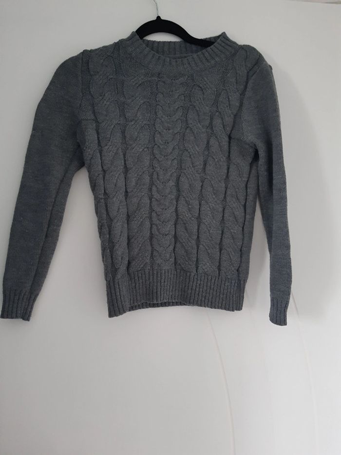 Pull gris S