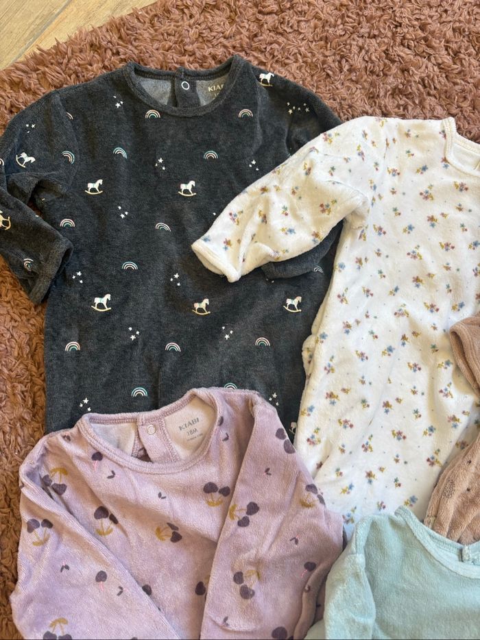 Lots de pyjamas hiver bébé fille - photo numéro 2