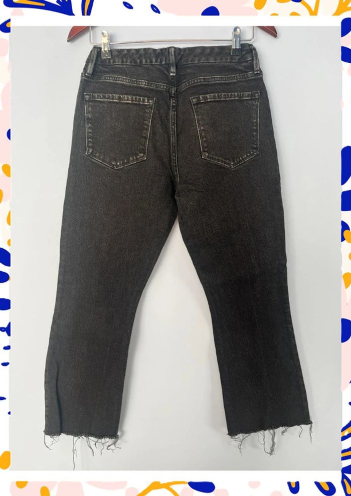 Jean noir effet déchiré – Modèle Le Mini Boot – Frame 🖤 - photo numéro 6