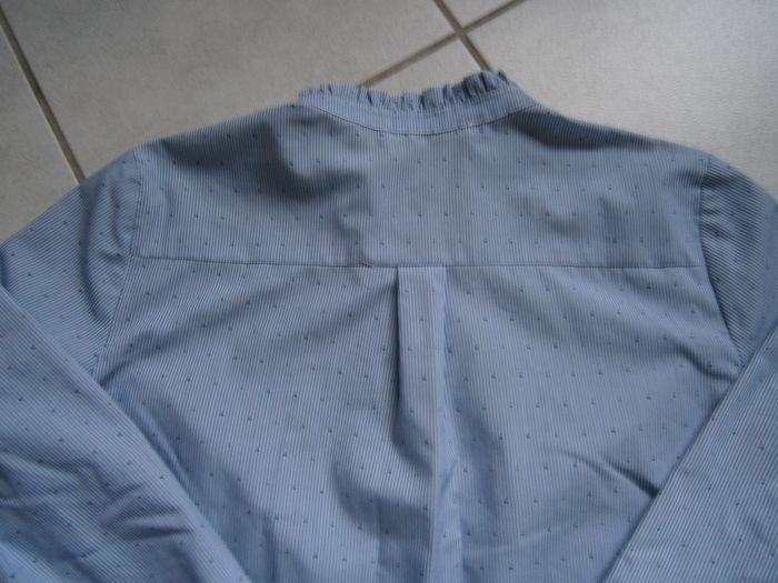 Chemisier ML rayé bleu/blanc PROMOD Taille 40 - photo numéro 7