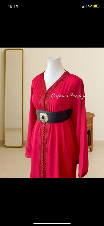 Caftan Leila rouge 