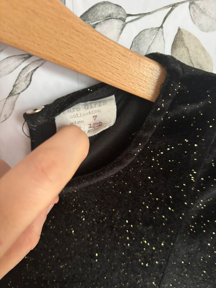 Robe velours noir Zara - photo numéro 3