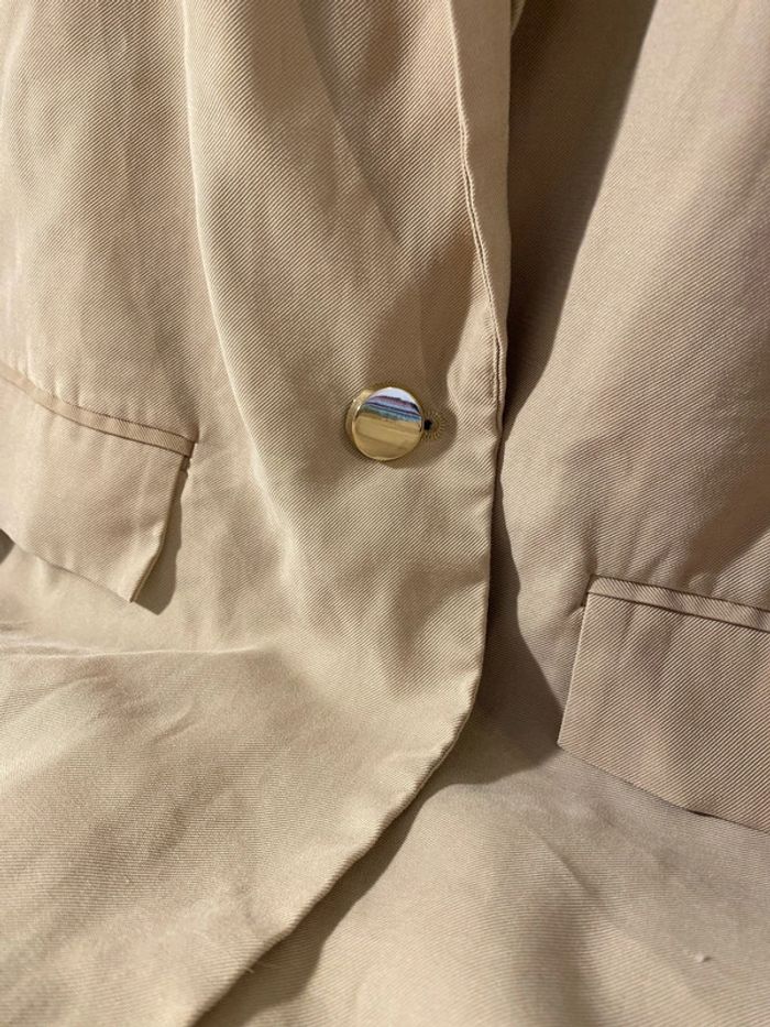Veste /blazer fluide beige - photo numéro 4