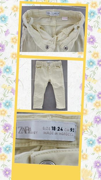 Pantalon Zara bébé fille en 18-24 mois 92 cm
