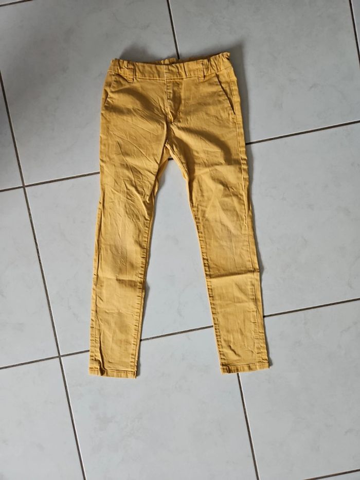 Pantalon chino garçon jaune Tao 10 ans chla4 - photo numéro 2