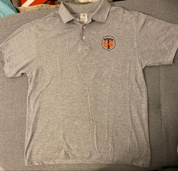 Polo homme gris stade toulousain taille M TBE 