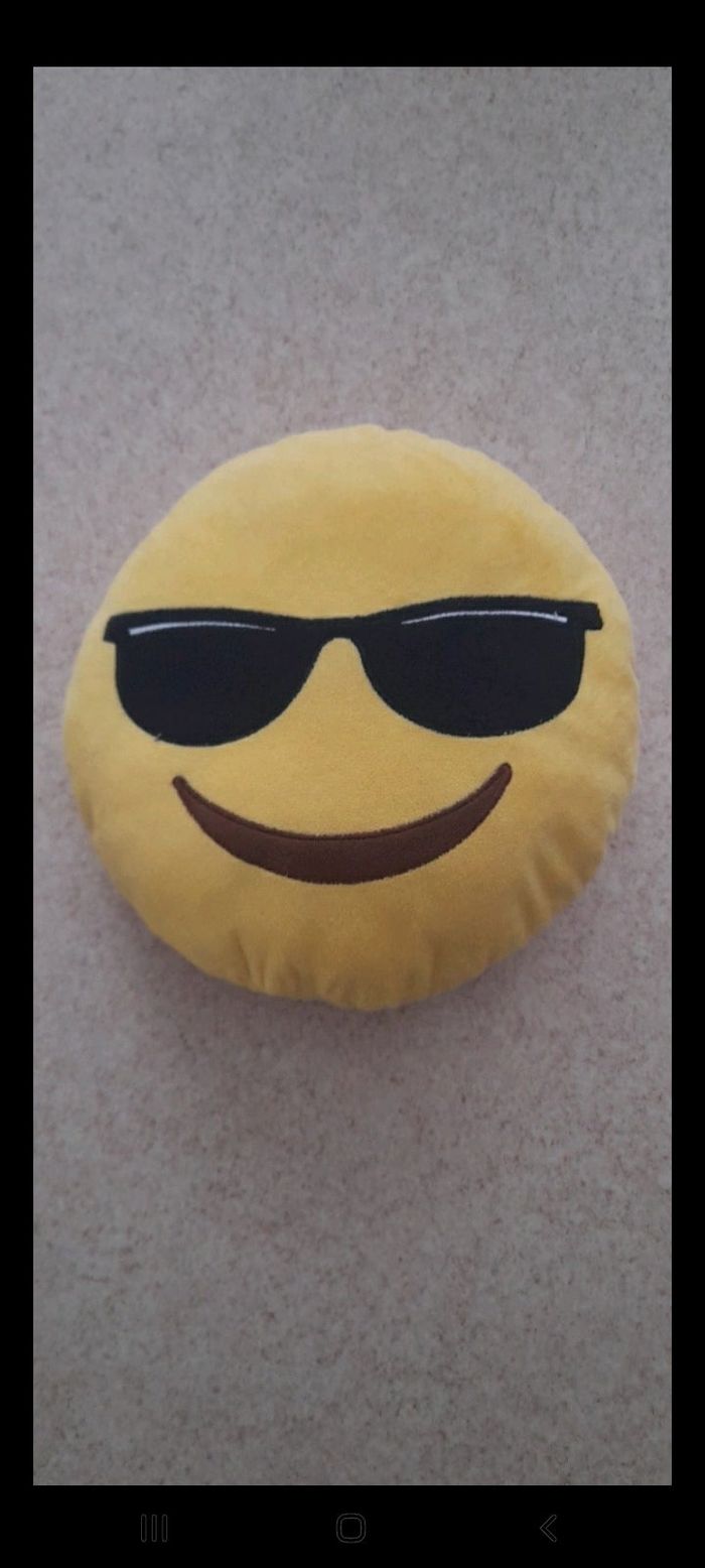 Coussin smiley