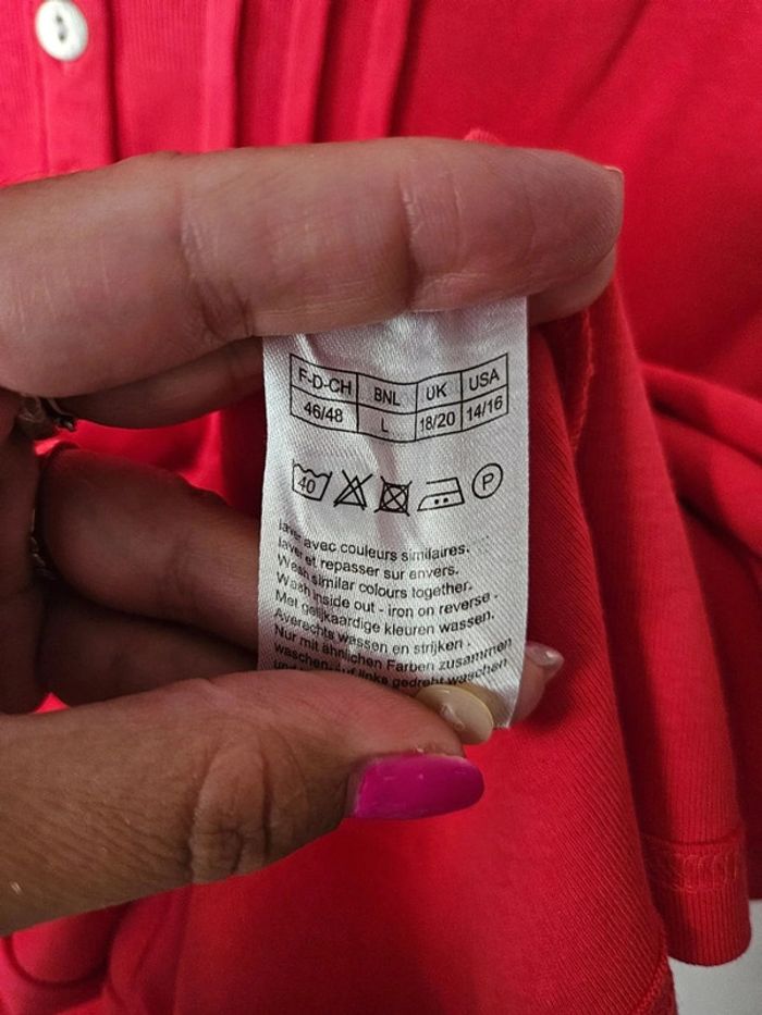Tee-shirt Coton Damart Taille 46/48 🍒 - photo numéro 3