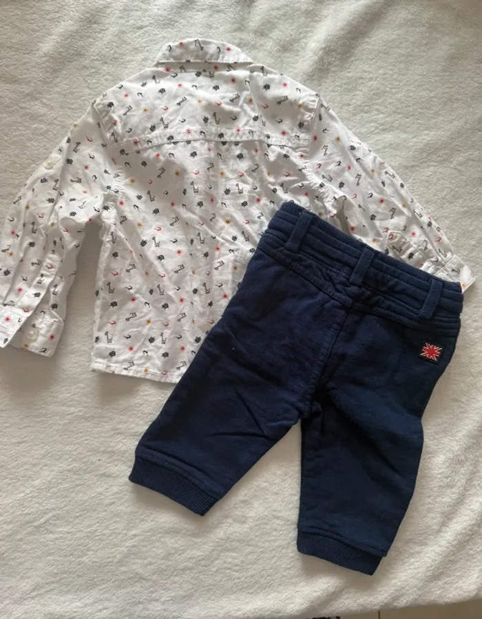 Ensemble chemise 3 mois Mes petits cailloux - photo numéro 5