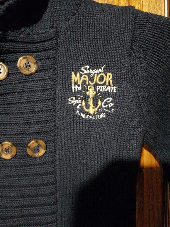 Gilet à capuche sergent major 6 ans - photo numéro 2