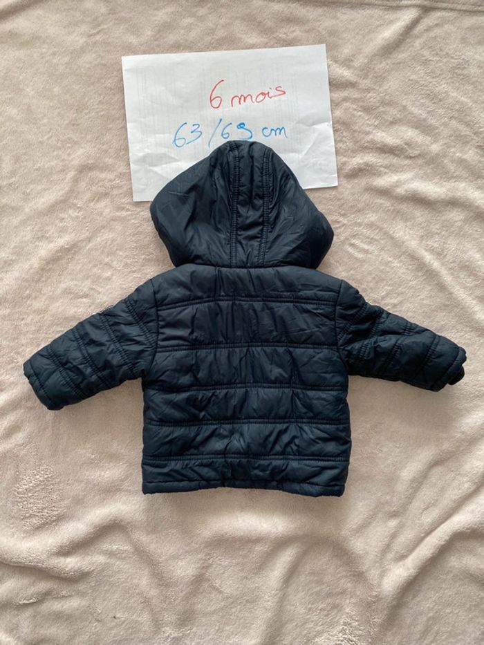 Manteau / doudoune intérieur très chaud avec capuche - Obaïbi - 6 mois - TBE - photo numéro 3