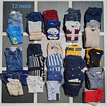 Lot automne/hiver garçon 12 mois 