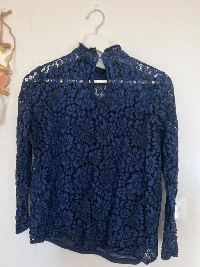 Blouse bleu marine - photo numéro 2