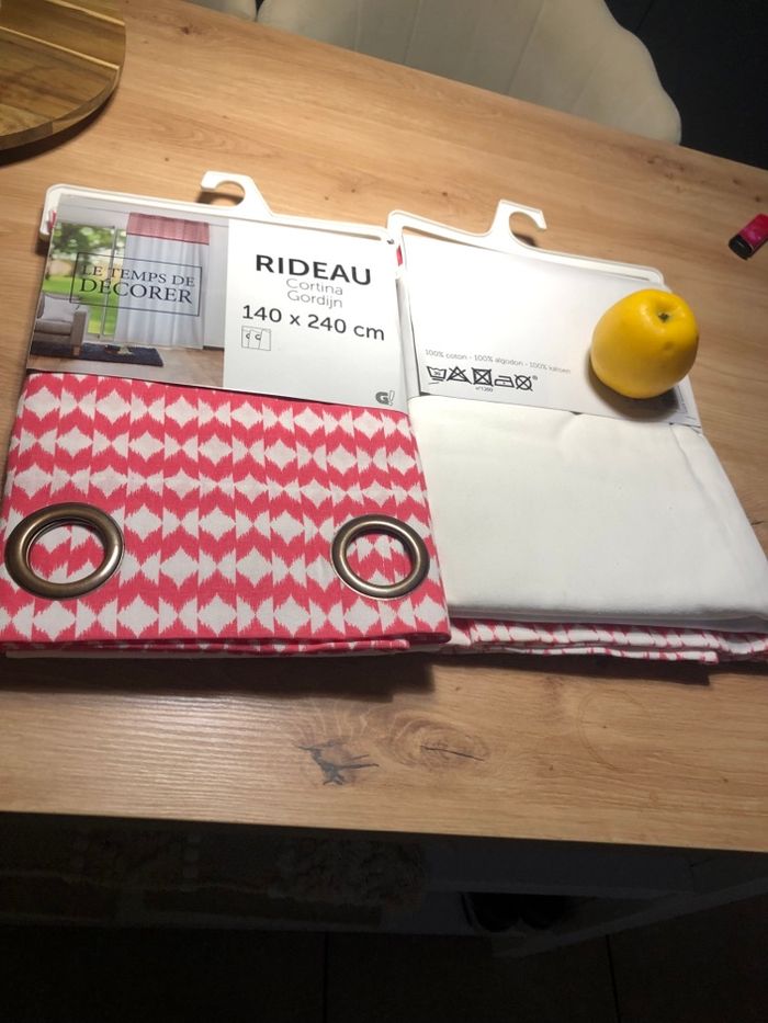 Lot paire de rideaux neufs - photo numéro 13
