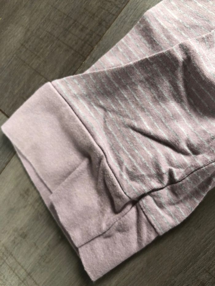 Marinière rayée Somewhere taille 34/36 lilas clair gris - photo numéro 5