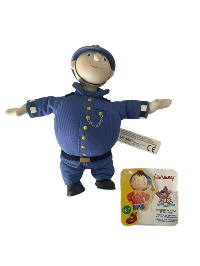 Peluche Oui-Oui monsieur gendarme / Mr Plod Lansay 15 cm neuf