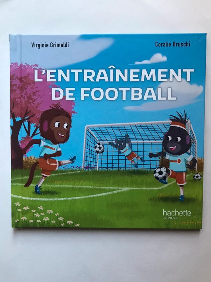 Livre « L’entraînement de football » de Virginie Grimaldi et Coralie Bruschi