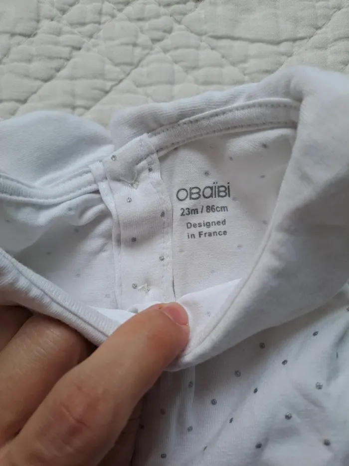 Pantalon + tee-shirt ML Obaïbi 23 mois - photo numéro 7