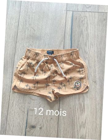 Short maillot de bain Kiabi 12 mois