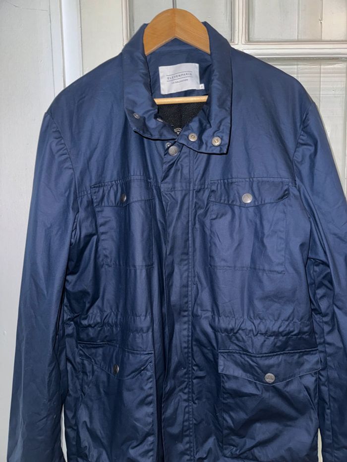 Veste eleven style toile ciré  Portée une fois Taille L - photo numéro 5