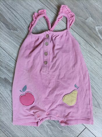 Barboteuse 9 mois rose