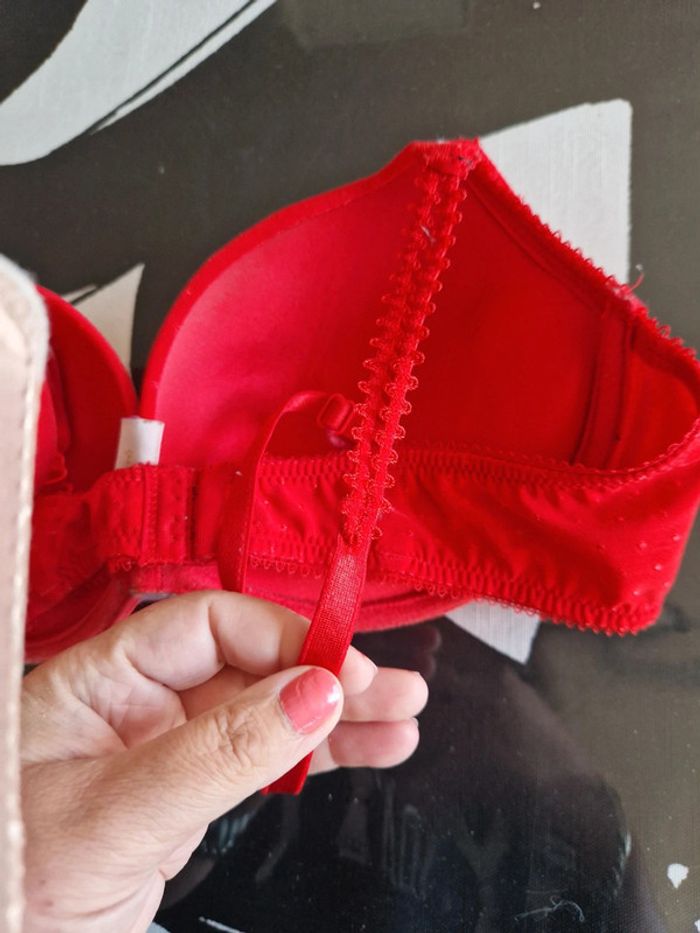 Soutien gorge soleil sucré rouge 90D - photo numéro 2