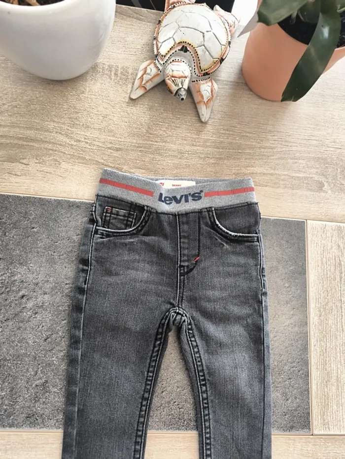 Pantalon jean coupe skinny garçon 12 mois 80cm Levi's - photo numéro 5