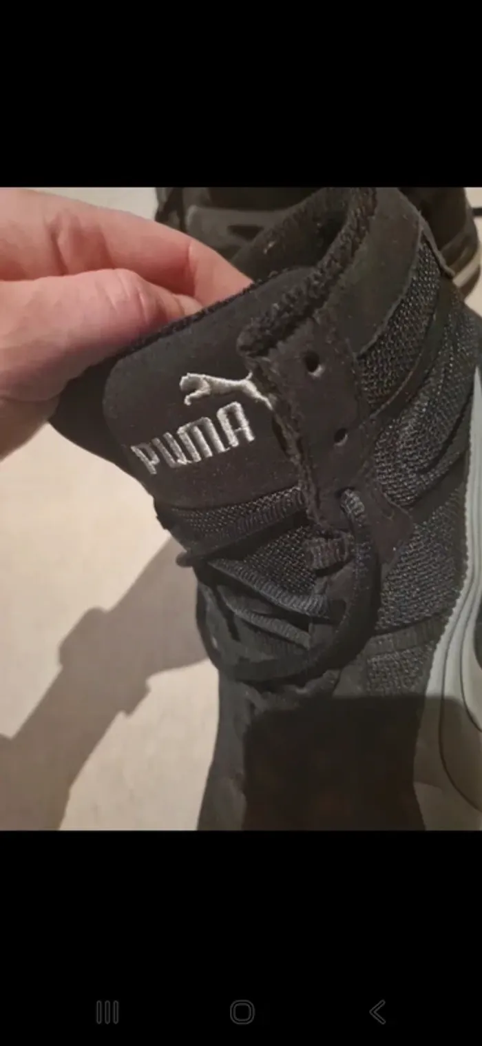 Puma vintage noir 39 très bon etat - photo numéro 6