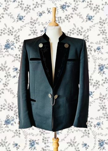 🔘Magnifique blazer autrichien traditionnel pure laine vierge Austrian tyrolean pure new wool blazer🔘