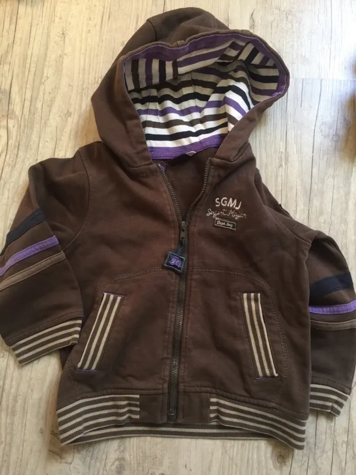 Gros lot 6 articles garçon 2 ans sweat blouson pantalon - photo numéro 10