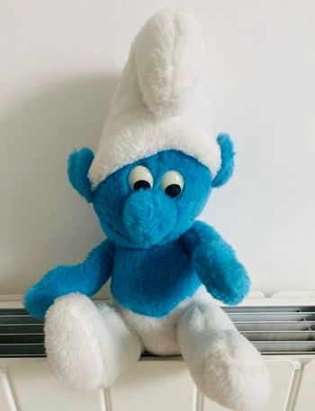 Peluche schtroumpfs vintage