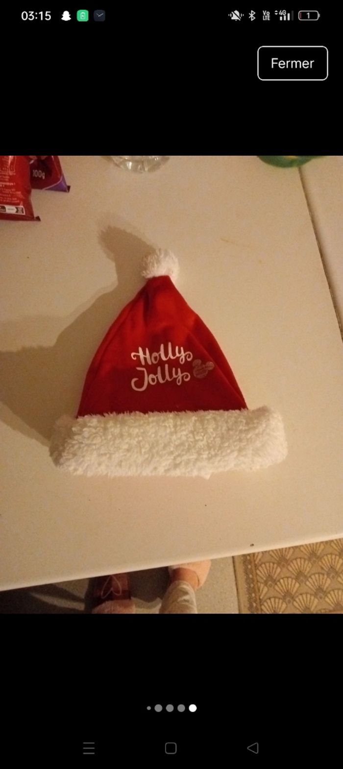 Pyjama 3 pièces Minnie noel - photo numéro 4