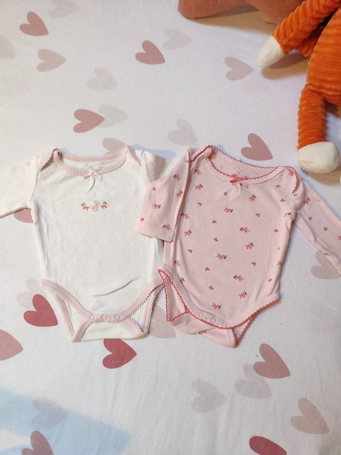 Lot de bodies bébé fille - 1 mois - Très bon état - Sergent major