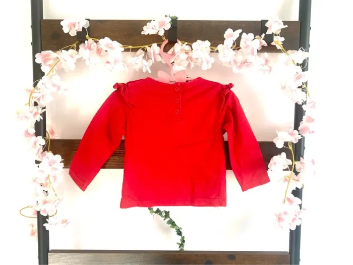 T-shirt manches longues Tissaia taille 12 mois TBE - photo numéro 4