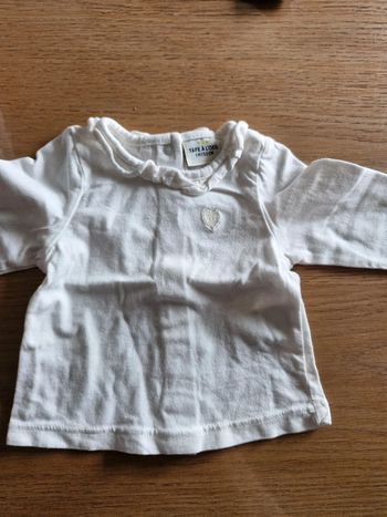 Tee shirt manches longues 1 mois