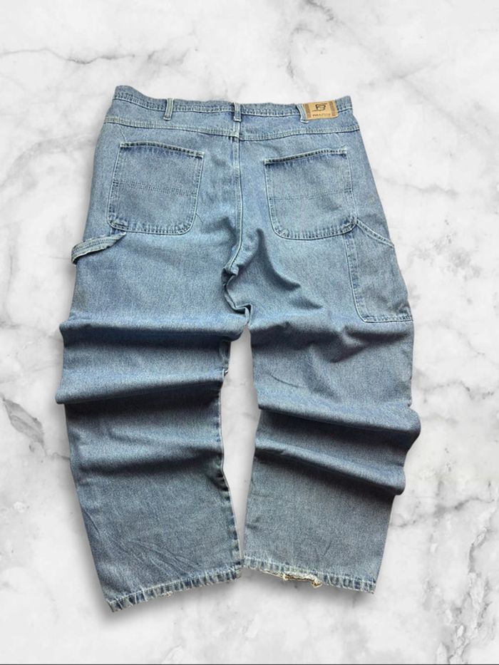 Jean Carpenter Full Blue Workwear Vintage W42 L34 – 100% Coton - photo numéro 3