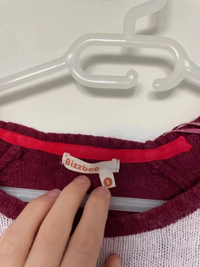 Pull bordeaux - photo numéro 2