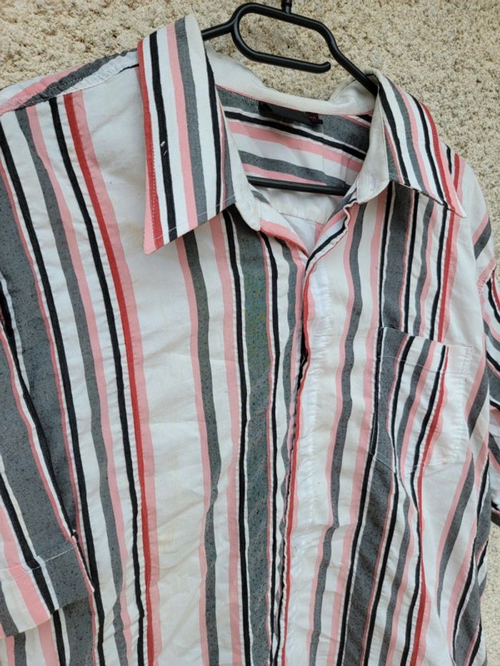 Chemise légère en lin pour l'été ethnique aventure grunge tie and dye - photo numéro 2