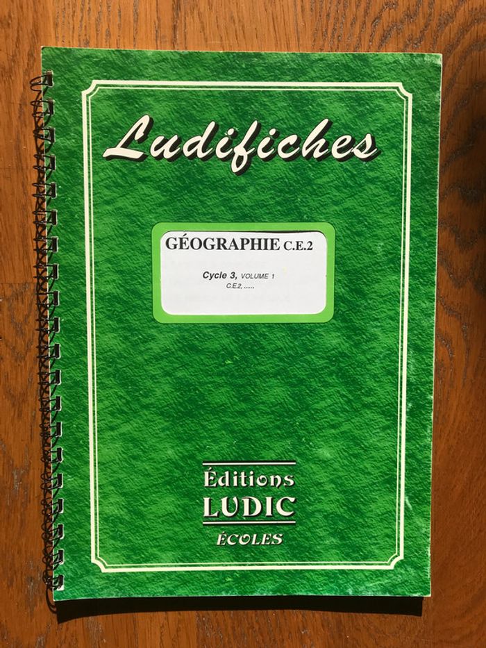 Géographie - Cycle 3 - Fichier photocopiable - LUDIC