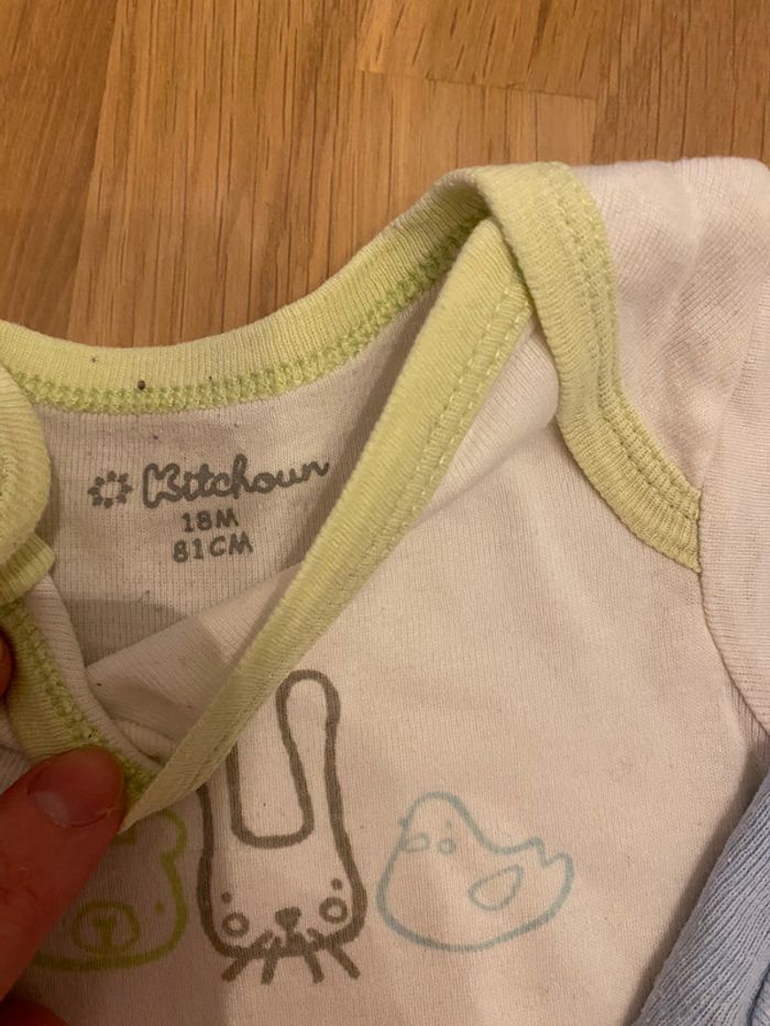 Bodies manches courtes 18 mois - photo numéro 2