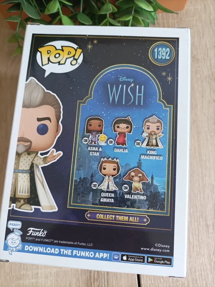 Figurine King Magnifico Funko Pop Disney Wish 1392 - photo numéro 3