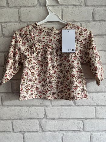 Blouse vertbaudet taille 9 mois neuf
