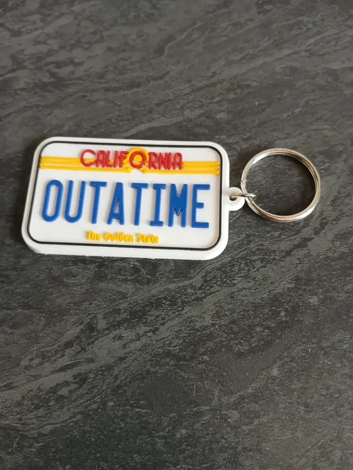 Porte clé Retour vers le futur
