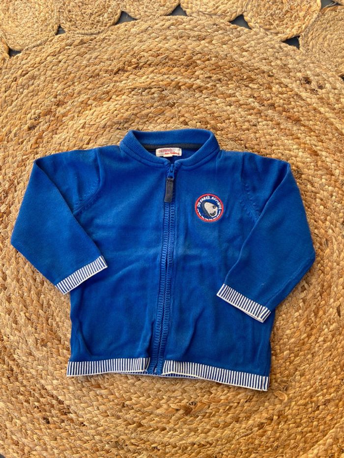 Veste pull zip garçon 24 mois Du Pareil Au Même