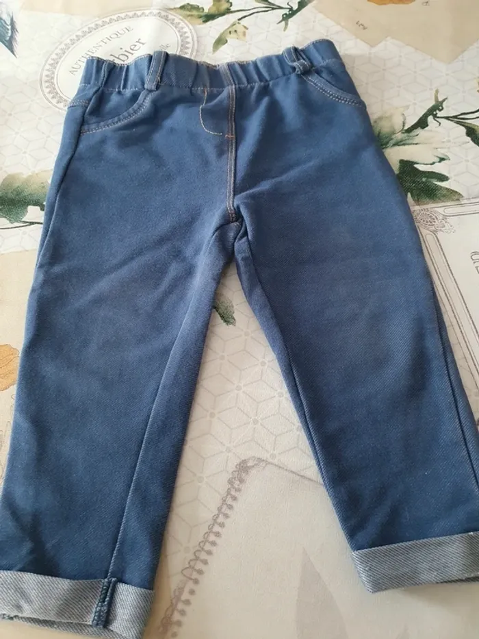 Lot de 2 leggings 18 mois - photo numéro 3