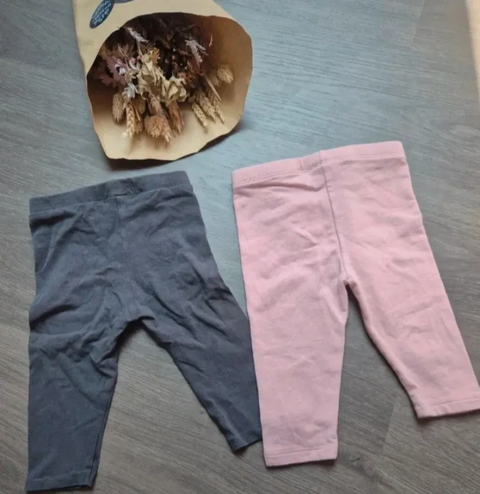 Magnifique lots de 2 leggings DPAM 9 mois - photo numéro 6