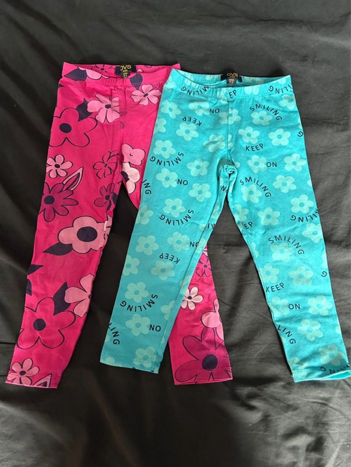 Lot 2 leggings 3-4 ans