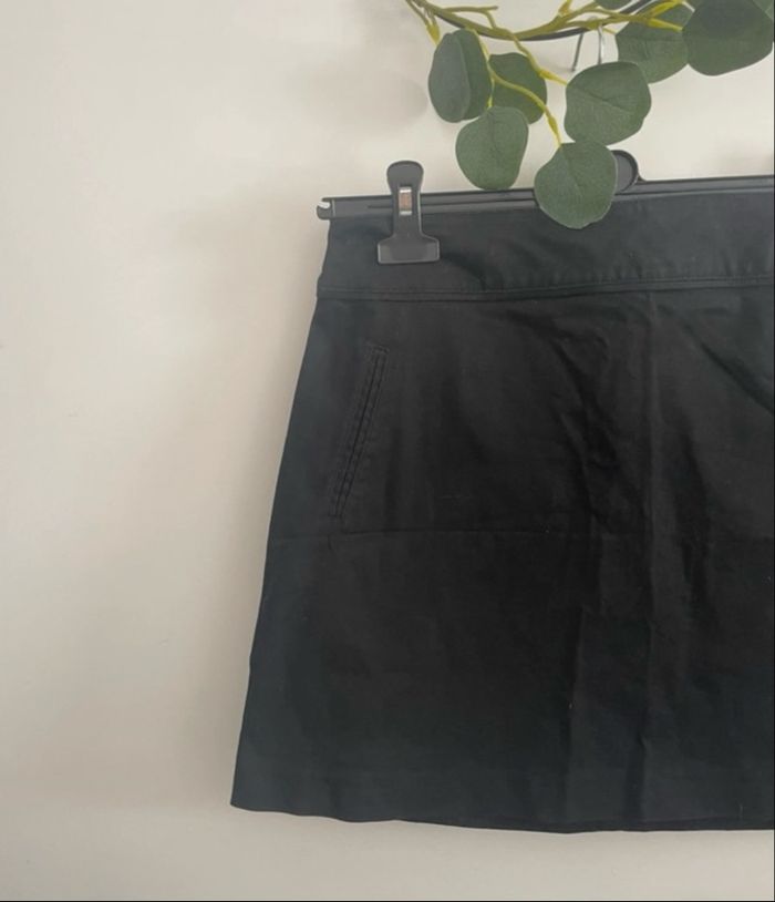 🌸Jupe noire en coton taille 38 camaïeu 42cm 🌸 - photo numéro 2